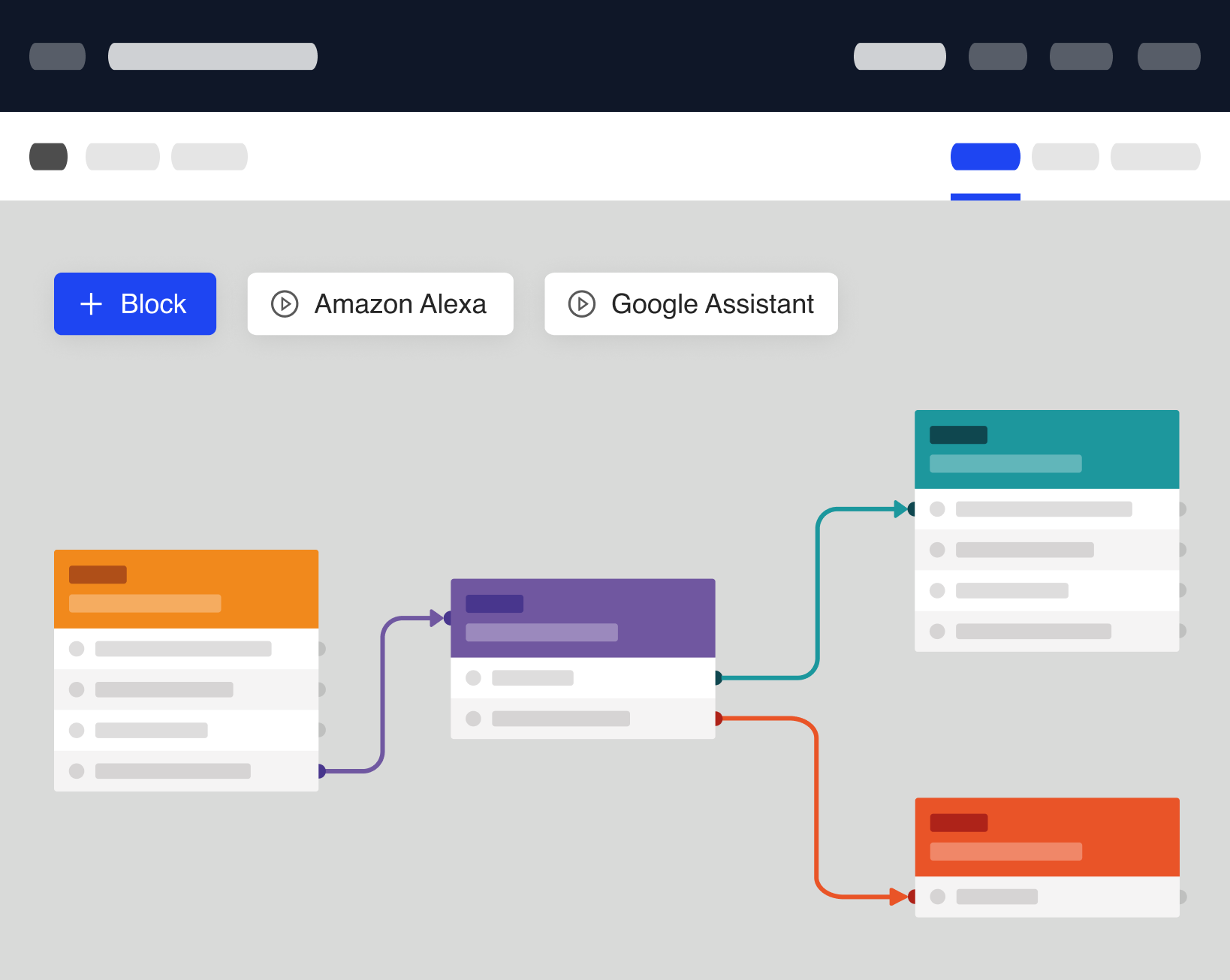 Alexa Skill Google Action Flow Chart Builder Software